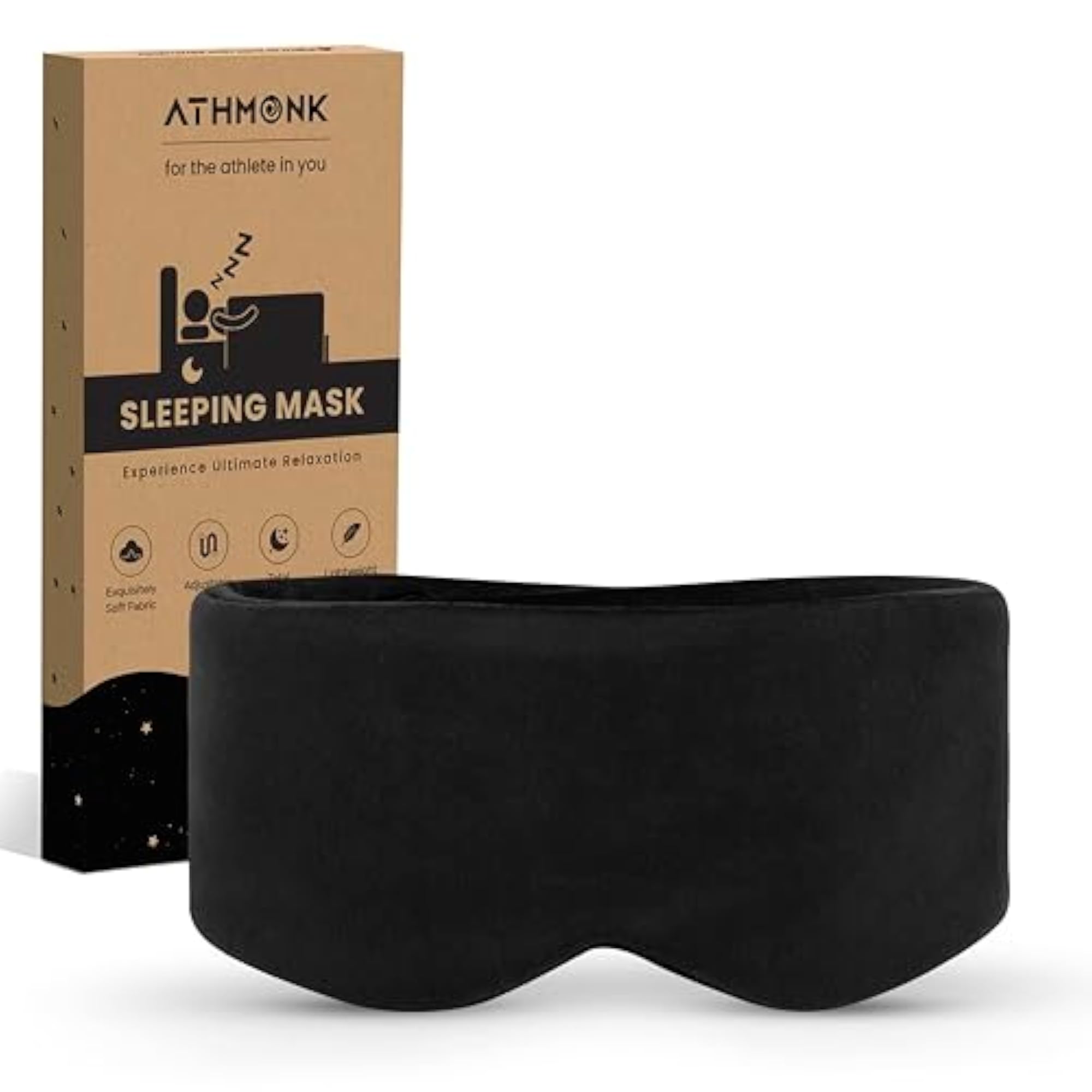 Luxury Velvet Extra-Wide Sleeping Eye Mask